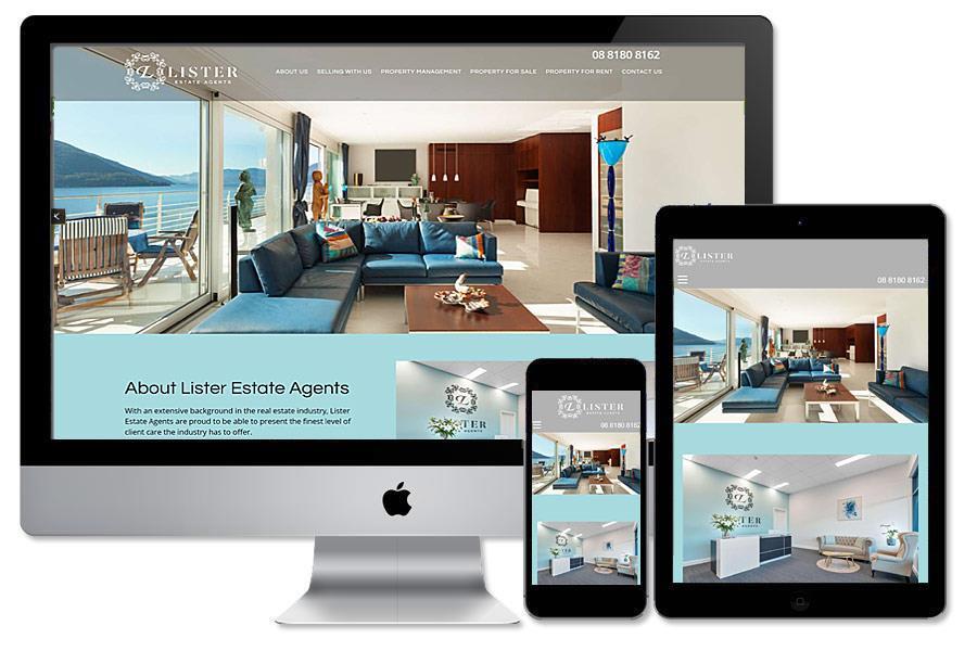 Real estate website design