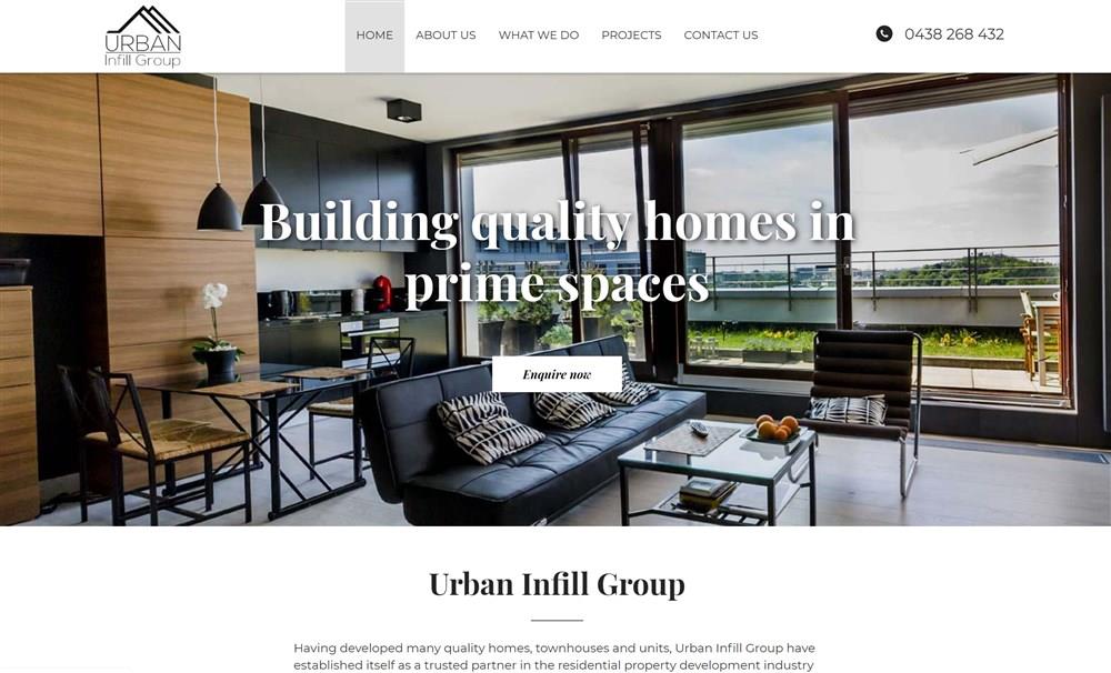 UrbanIfill Group Website Design