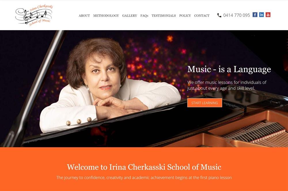 School of Music Website Design | Adelaide